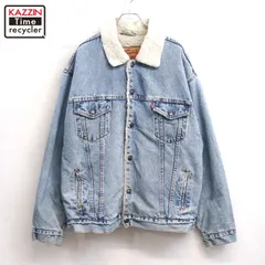 00s Levi's 裏地ボア デニムジャケット メンズ 表記XLサイズ