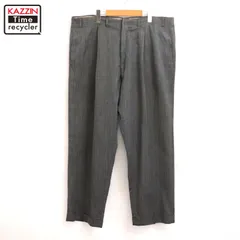 60s vintage 総柄 織り柄 タック スラックスパンツ メンズ Lサイズ相当