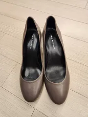 ファビオルスコニ パンプス ヒール グレー ベージュ