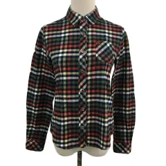 アーノルドパーマー Arnold Palmer シャツ ネル スタンダード 刺繍 ロゴ マルチカラー チェック 長袖 2 緑 赤 グリーン レッド