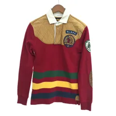 Ralph Lauren ラルフローレンラグビー 長袖ラガーシャツ XS エルボーパッチ/ワッペン/コットン VINTAGE SLIM FIT   マルチカラー メンズ / 243001002438