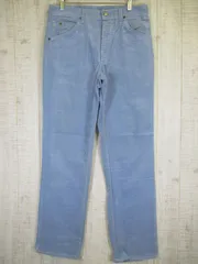 80's　ヴィンテージ　Lee　リー　コーデュロイパンツ　W32xL32　ブルー　USA製　＃424