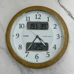 CASIO カシオ 電波時計 壁掛け時計 温度・湿度計付き ITM-720NJ