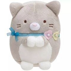 [중고] 봉제 장난감 네코 쿄다이 (회색) 뻣뻣 ~ 봉제 완구 네코 쿄다이에 맞은 테마 [스미코 구라시]