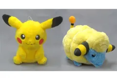 【中古】ぬいぐるみ 全2種セット ほっこりいやされ でっかいぬいぐるみ～ピカチュウ・メリープ～ 「ポケットモンスター サン＆ムーン」