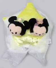 【中古】ぬいぐるみ ミッキーマウス＆ミニーマウス(七夕/2018) ぬいぐるみセット 「ディズニー TSUM TSUM -ツムツム-」 ディズニーストア限定