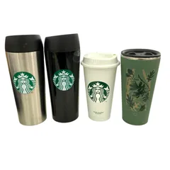 186001 Starbucks スターバックス 象印 リユーザブルカップ ステンレスタンブラー ワークマン 4点まとめ売り