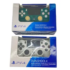 186001 DUALSHOCK4  アルパイングリーン ホワイト PS4 コントローラー