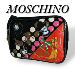 ジャンク相当品　MOSCHINO　452　マルチポーチ　ポーチ　ナイロン