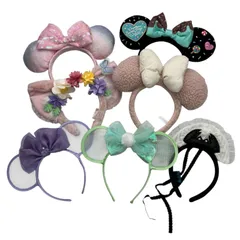 186001 現状品 ディズニー カチューシャ 7点まとめ売り