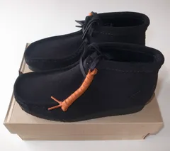 Clarks クラークス WALLABEE BOOT ワラビー ブーツ black UK6.5 24.5cm