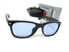 ■新品同様■ Ray-Ban レイバン RB2132-F  NEW WAYFARER 601/64 サングラス メガネ 眼鏡 ブラック系 FP6354