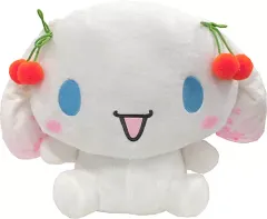 【中古】ぬいぐるみ シナモロール(口開き) チェリーブロッサムBIGぬいぐるみ 「シナモロール」