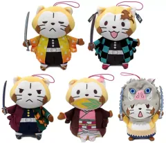 【中古】ぬいぐるみ 全5種セット コラボぬいぐるみ 「鬼滅の刃×ラスカル」