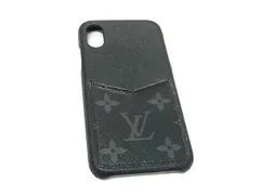 LOUIS VUITTON ルイヴィトン M67806 モノグラムエクリプス フォリオ バンパー iPhoneX/XS 対応 スマホケース ブラック系 FV3298