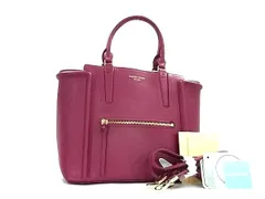 ■新品■未使用■ Samantha Thavasa サマンサタバサ レザー 2WAY ハンドバッグ トートバッグ ショルダーバッグ パープル系 FU3351