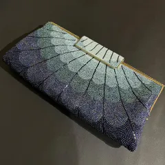 ヴィンテージ　クラッチビーズバッグ・パーティバッグ