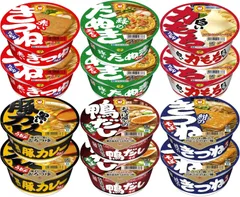 2箱セット❣❊マルちゃん 和風麺カラフル6種セット ( 計12個 /6種 ) カップ麺 詰め合わせ 食べ比べ セット//730259