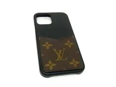 LOUIS VUITTON ルイヴィトン M80080 モノグラム バンパー iPhone12/12Pro 対応 アイフォンケース スマホケース ブラック系 FS6625