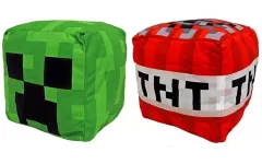 【中古】ぬいぐるみ 全2種セット キューブ型BIGぬいぐるみ～クリーパー・TNT～ 「MINECRAFT -マインクラフト-」