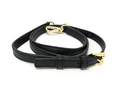 ■美品■ MICHAEL KORS マイケルコース レザー ショルダーストラップ 斜め掛け 肩掛け ブラック系×ゴールド系 FS6635