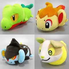 【中古】ぬいぐるみ 全4種セット てにのるころりんフレンズ ぬいぐるみ～キモリ・ヒコザル・レントラー・ワンパチ～ 「ポケットモンスター」