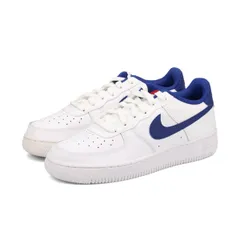 NIKE AIR FORCE 1 GS WHITE/DEEP ROYAL BLUE/UNIVERSITY RED 24.0cm