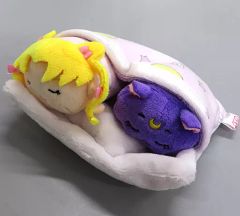 [중고] 봉제인형 토끼 & 루나 이불 오테다마 봉제인형 [미소녀 전사 세일러 문] 세일러 문 스토어 한정