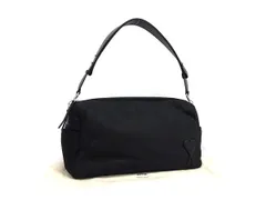 ■新品同様■ AMI PARIS アミパリス ナイロン ワン ショルダーバッグ クロスボディ 斜め掛け 肩掛け レディース ブラック系 FU7768