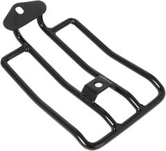 S-NET 汎用 リアキャリア 荷台 ソロ ラゲッジラック オートバイ 後部 アメリカン バイク カスタム ショート 後付け スチール SN-408-RC (ブラック)