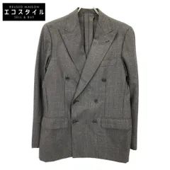 UNITED ARROWS ユナイテッドアローズ 1123-161-4872 ｸﾞﾚｰ ｸﾞﾚﾝﾁｪｯｸ ﾃｰﾗｰﾄﾞｼﾞｬｹｯﾄ 48