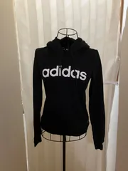 【レディース】adidas　neo　アディダスネオ　フード付きパーカー　黒　ブラック