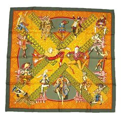 HERMES シルク スカーフ ロシアバレエ aq12311 - メルカリ