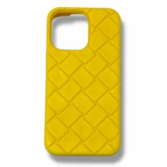 BOTTEGAVENETA Iphone 13PRO イントレチャート アイフォンケース スマホケース カバー ボッテガヴェネタ イエロー O/S （2711M）