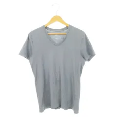 アルマーニエクスチェンジ A/X ARMANI EXCHANGE 半袖Tシャツ Vネック シンプル 無地 S グレー /AH11 ■GY17