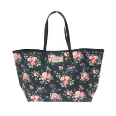 Cath Kidston キャスキッドソン トートバッグ  花柄/PVC    ブラック レディース / 240001173826