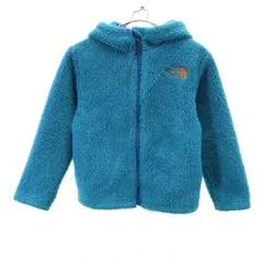 THE NORTH FACE ノースフェイス シェルパ フリースジャケット 120 水色 NAJ71611 アウトドア キッズ 古着