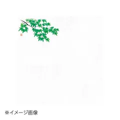 【新品】ヤマコー 用美 花宴耐油天紙 青もみじ 5寸 (100枚入) 68509