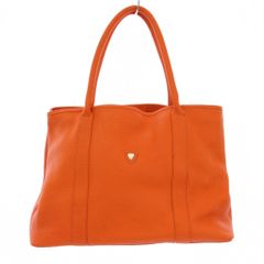【中古】シャンボールセリエ CHAMBORD SELLIER CINON トートバッグ ハンドバッグ レザー オレンジ /KH レディース シャンボールセリエ CHAMBORD SELLIER CINON トートバッグ
