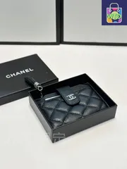 【今日特価】Chanel シャネル 多機能小銭入れ 頭層羊革を使用、精緻な仕上がり