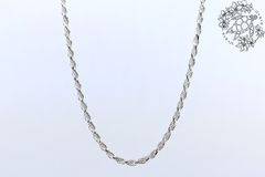 H】SILVER 925 刻印 シルバー 編み込み チェーン ネックレス - メルカリ