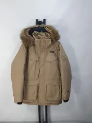 ザノースフェイス ダウン マクマード パーカ ベージュ m