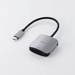 【新品・5営業日で発送】ELECOM エレコム メモリリーダ／USB Type-C／UHS-II／SD+microSD用(MR3C-C21SV)