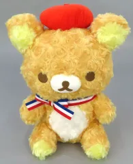【中古】ぬいぐるみ リラックマ おしゃれパリローズボアぬいぐるみBIG 「リラックマ」