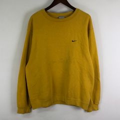CX59《USA製》ナイキ スウェット レアカラー スウッシュ 刺繍ロゴ 90s 
