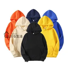 パーカー 長袖 メンズ 裏起毛 プルオーバー フード付き 春 秋 冬 ポケット付き 厚手 快適 ゆったり 無地