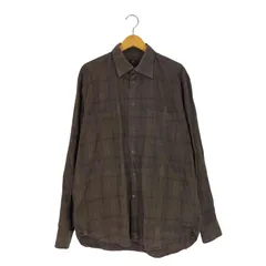 ゼニアスポーツ Zegna sport ルーマニア製 チェックレギュラーカラーシャツ メンズ import:XL のサムネイル