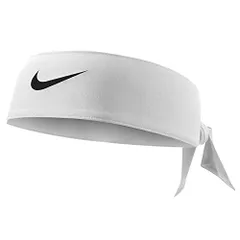 [ナイキ]バンダナ ヘアバンド ヘッドタイ 3.0 ドライフィット ホワイト ブラック Nike Dri-FIT Head Tie 3.0 White Black [並行輸入品] 
