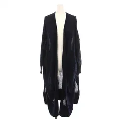 ミューズ ドゥーズィエム クラス MUSE de Deuxieme Classe PARU コットンVネック ロング カーディガン ニット 羽織り 七分袖 紺 17080500422030 /YM