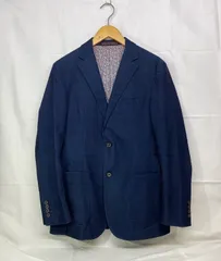 【美品】BLACK LABEL CRESTBRIDGE ブラックレーベルクレストブリッジ 2Bテーラードジャケット 51D70-201-27 サイズ：1 カラー：ネイビー
